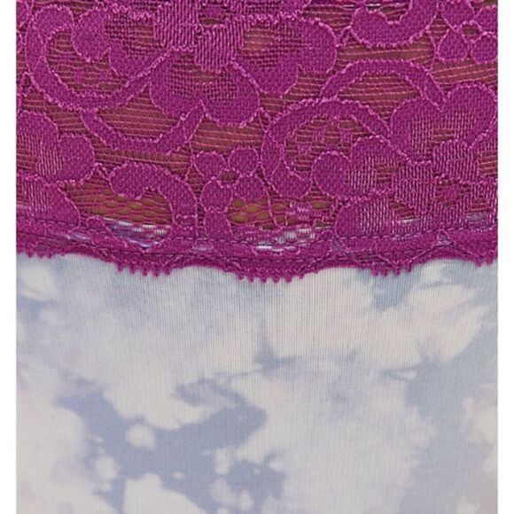 Torrid White Tie-Dye Second Skin Thong Panty - Picture 2 of 6